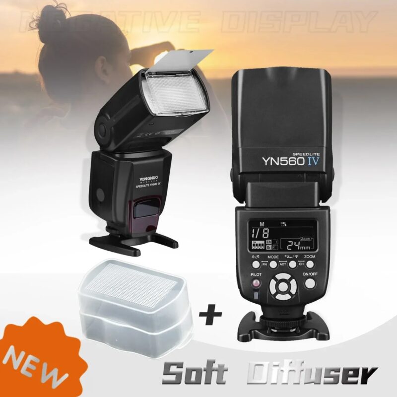 YONGNUO YN560 III IV Wireless Master Flash Speedlite For Nikon Canon Olympus Pentax DSLR Camera