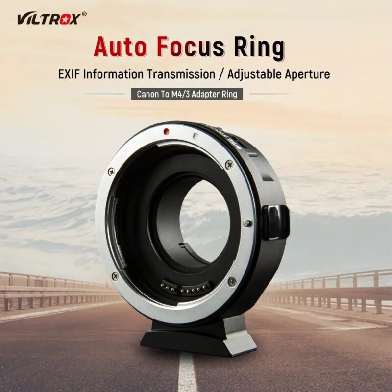 Viltrox EF-M1 M4TF Lens Adapter Auto Focus For Canon EF EF-S Lens To M4/3 Camera GH5 GH4 GX85 Olympus E-M5 II E-M10 III BMCC 4K