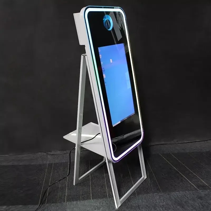 40 inch Touch Screen Photobooth Mirror Magic Portable Photo Booth Machine Mirror Photo Booth         