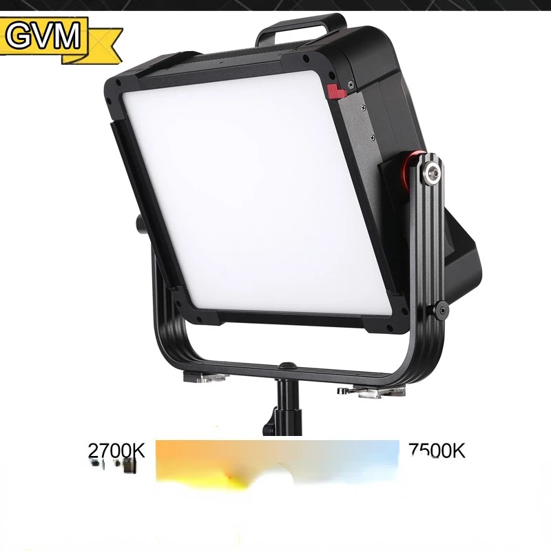 GVM Led Video Light 250W 300W Soft Light With 3 Power Supply Modes 2700K-7500K RGB Led Panel For Studio, Photography Lighting