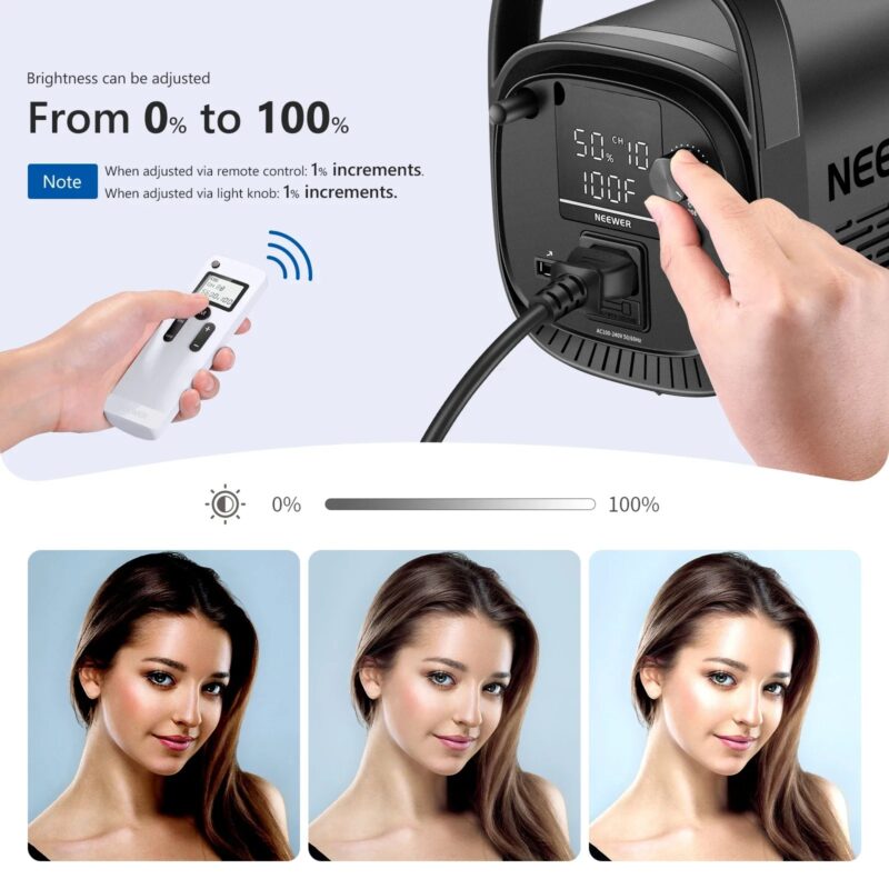 Neewer Dimmable LED Video Light,LED Lighting CRI 97+ And 2.4G Wireless Remote For Studio Video Lighting YouTube Photography - Image 3