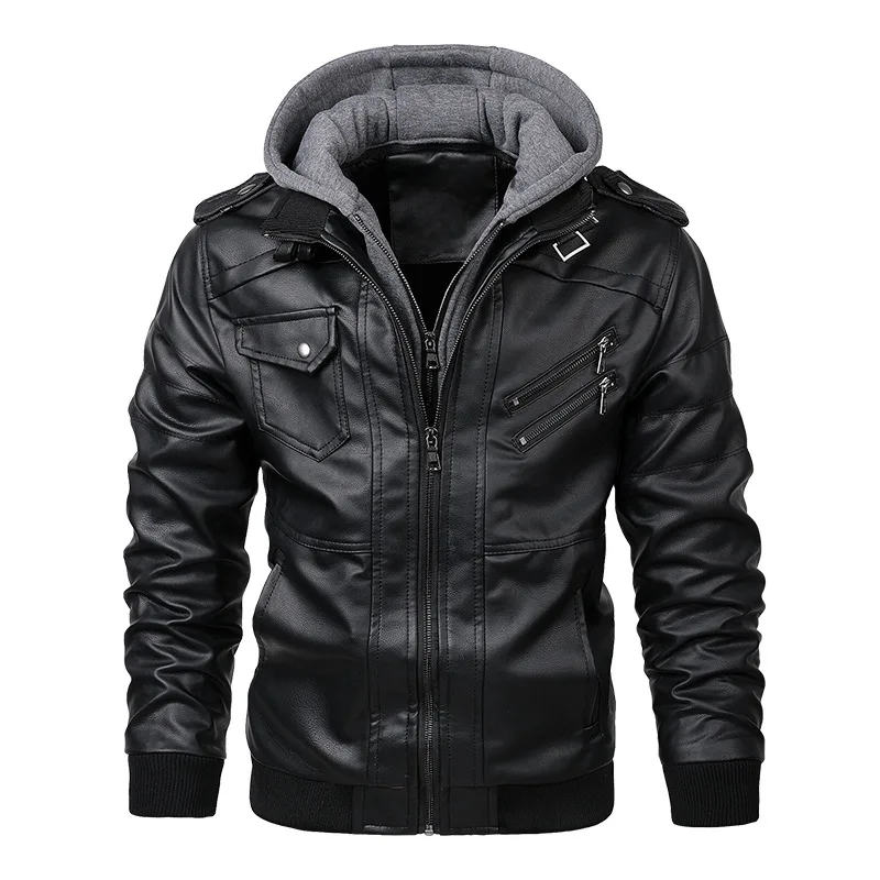 KB New Men's Leather Jackets Autumn Casual Motorcycle PU Jacket Biker Leather Coats Brand Clothing EU Size SA722
S|M|L|XL|XXL|3XL