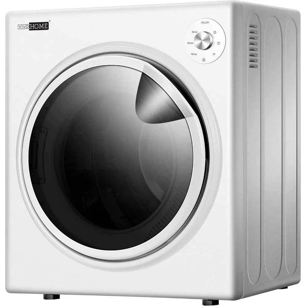 110V 1500W Electric Compact Portable Clothes Laundry Dryer Machine for Apartment 3.5 cu.ft 13lbs