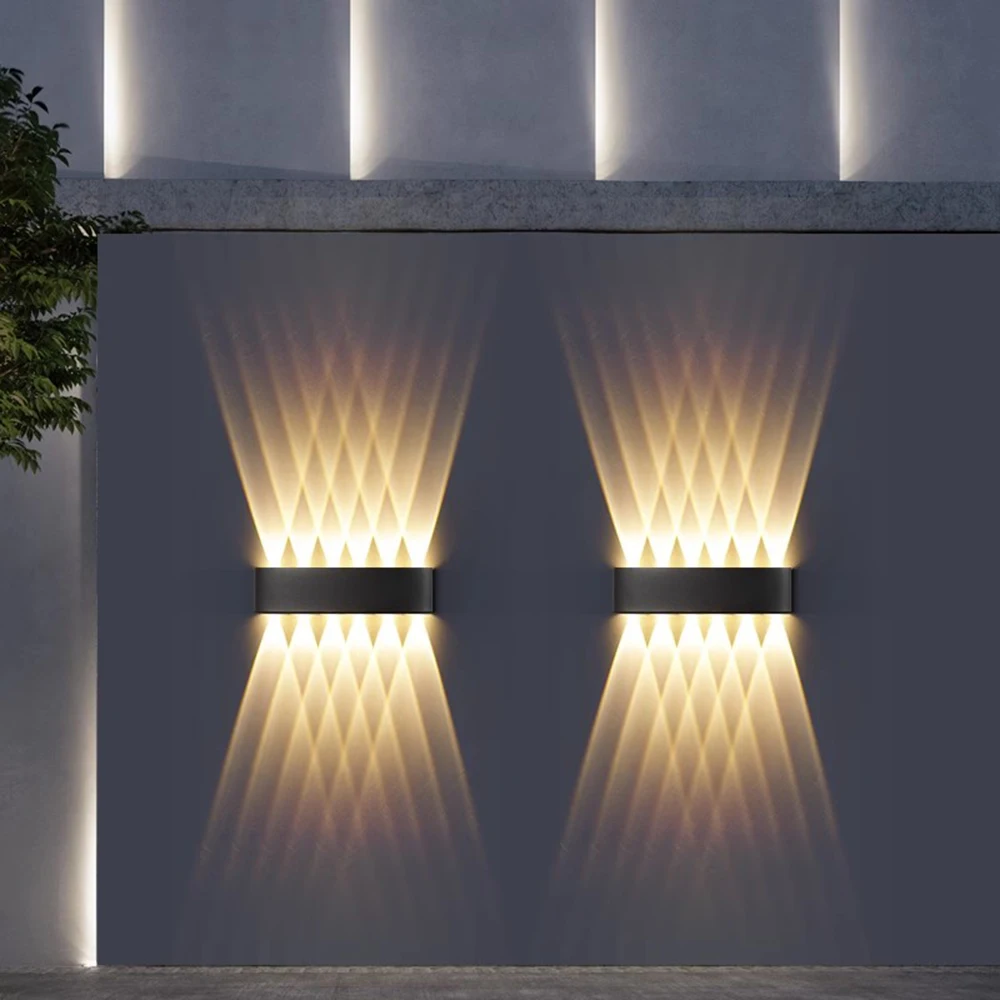 Outdoor Waterproof Wall Lamps Bedroom Living Room Wall Lights Aluminum Decorative Lighting Outdoor Exterior Wall Lamp Fixture