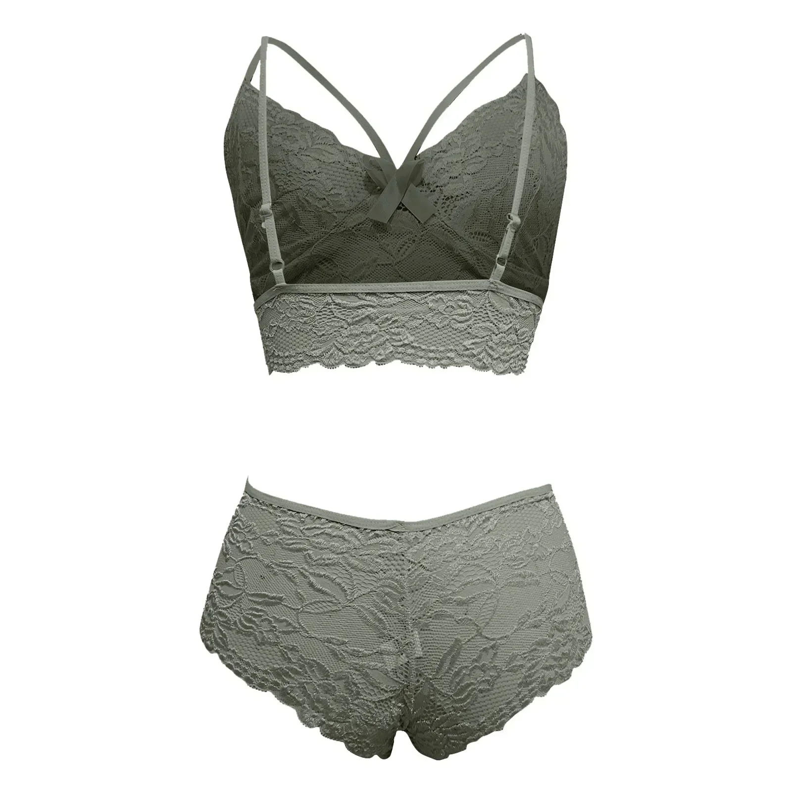 Sexy Lingerie For Women Plus Size Corset Lace Floral Bralette Bra Two Piece Underwear Women's lingerie §ß§Ú§Ø§ß§Ö§Ö §Ò§Ö§Ý§î§× §Ø§Ö§ß§ã§Ü§à§Ö