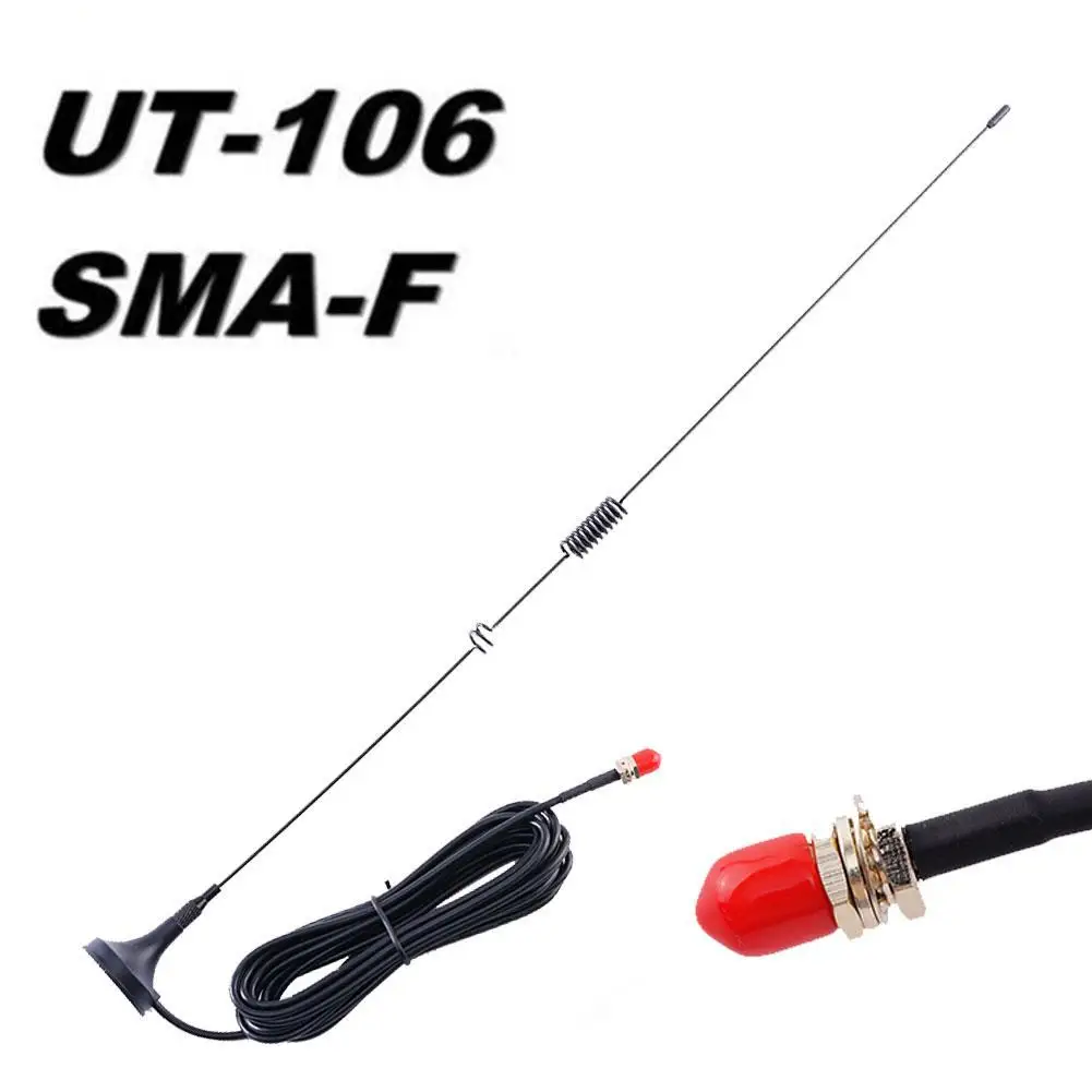 UHF VHF Antenna Radio Communications Antennas 3dbi Gain Dual Band Car Magnet Antenna For Long Range Baofeng Antenna UV-5R Radios